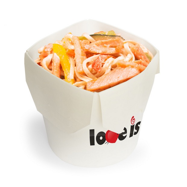 WOK (ВОК- лапша в коробочке) Удон с морепродуктами